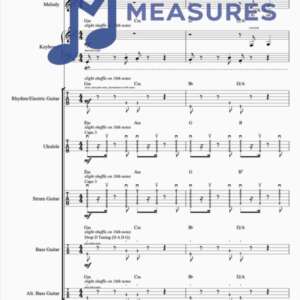 Full Band Sheet Music for "Breathe" by Years & Years