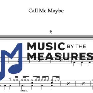 Drum Sheet Music for "Call Me Maybe" by Carly Rae Jepsen