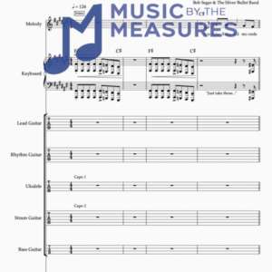 Full Band Sheet Music for "Old Time Rock and Roll" by Bob Segar & The Silver Bullet Band