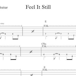Lead Guitar Tablature for "Feel It Still" by Portugal, The Man.
