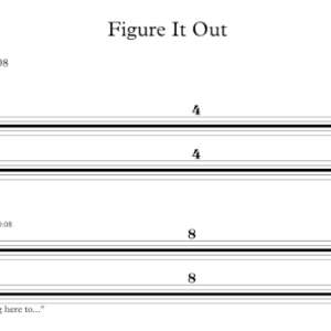 Keyboard Sheet Music for "Figure It Out" by Royal Blood.