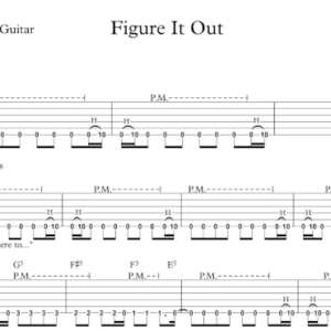 Lead Guitar Tablature for "Figure It Out" by Royal Blood.