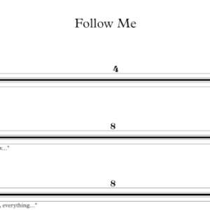 Bass Guitar Tablature for "Follow Me" by Uncle Kracker.