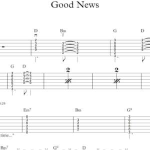 Strum Guitar Tablature for "Good News" by Ocean Park Standoff.