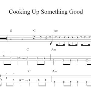 Bass Guitar Tablature for "Cooking Up Something Good" by Mac DeMarco.