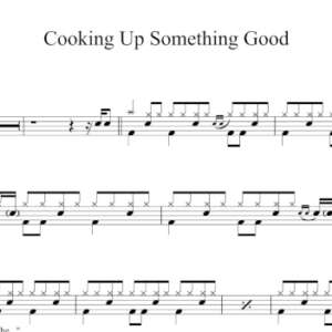 Drum Sheet Music for "Cooking Up Something Good" by Mac DeMarco.