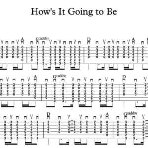 Strum Guitar Tablature for "How's It Going to Be" by Third Eye Blind