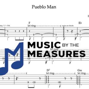 Lead Guitar Tablature for "Pueblo Man" by Hermanos Gutiérrez