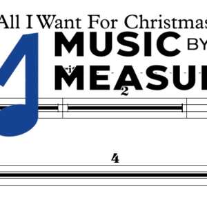 All I Want For Christmas by Mariah Carey accurate bass sheet music transcription preview
