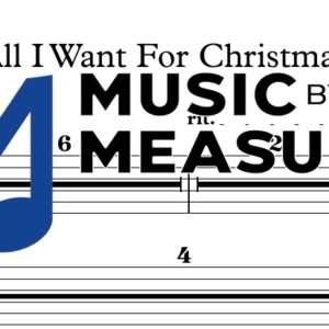 All I Want For Christmas by Mariah Carey lead guitar sheet music, accurately arranged, preview