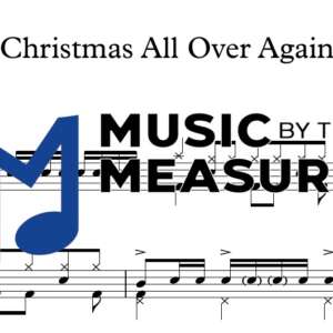 Christmas All Over Again by Tom Petty accurate drums sheet music transcription preview