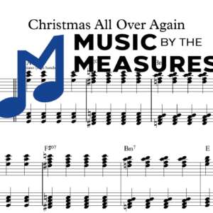 Christmas All Over Again by Tom Petty accurate keyboard sheet music transcription preview