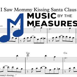 I Saw Mommy Kissing Santa Claus by Jackson 5 accurately arranged keyboard sheet music preview