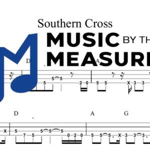 Southern Cross by Crosby Stills & Nash accurate bass guitar sheet music transcription preview