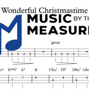 Wonderful Christmastime by Paul McCartney accurate bass sheet music transcription preview
