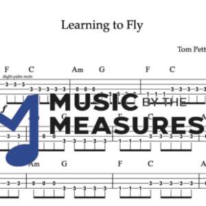 Bass Guitar Tablature for "Learning to Fly" by Tom Petty and the Heartbreakers