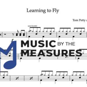 Drum Sheet Music for "Learning to Fly" by Tom Petty and the Heartbreakers