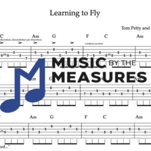 Lead Guitar Tablature for "Learning to Fly" by Tom Petty and the Heartbreakers