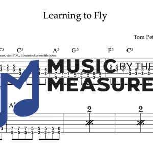 Rhythm Guitar Tablature for "Learning to Fly" by Tom Petty and the Heartbreakers