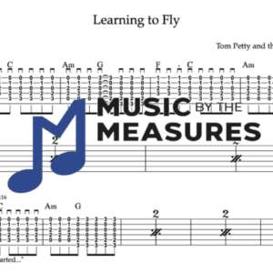Strum Guitar Tablature for "Learning to Fly" by Tom Petty and the Heartbreakers