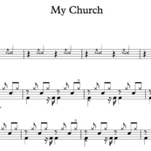 Drum Sheet Music for "My Church" by Marren Morris