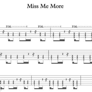 Lead Guitar Tablature for "Miss Me More" by Kelsea Ballerini