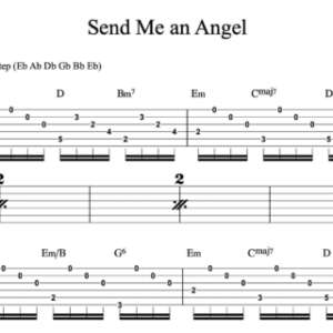 Lead Guitar Tablature for "Send Me an Angel" by Scorpions 