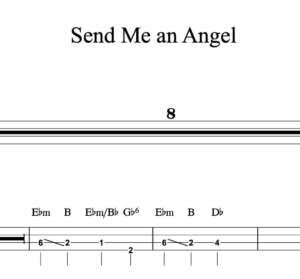 Bass Guitar Tablature for "Send Me an Angel" by Scorpions 