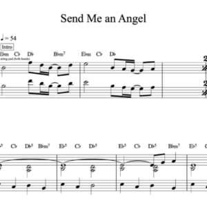 Keyboard Sheet Music for "Send Me an Angel" by Scorpions 