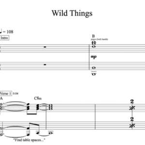 Keyboard Sheet Music for "Wild Things" by Alessia Cara