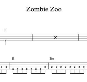 Bass Guitar Tablature for "Zombie Zoo" By Tom Petty