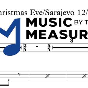Christmas Eve/Sarajevo 12/24 by Trans-Siberian Orchestra accurate bass sheet music transcription preview