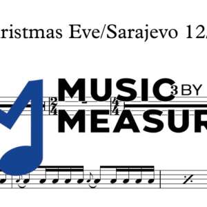 Christmas Eve/Sarajevo 12/24 by Trans-Siberian Orchestra accurate drums sheet music transcription preview