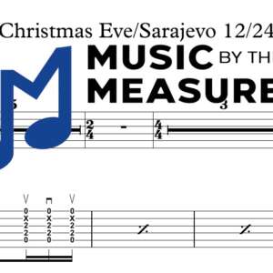 Christmas Eve/Sarajevo 12/24 by Trans-Siberian Orchestra strum guitar sheet music, accurately arranged, preview