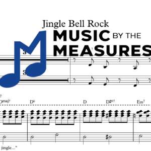 Jingle Bell Rock by Bobby Helms accurate keyboard sheet music transcription preview