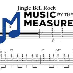Jingle Bell Rock by Bobby Helms accurate arrangement strum guitar sheet music preview