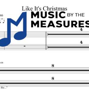 Like It's Christmas by Jonas Brothers accurate keyboard sheet music transcription preview