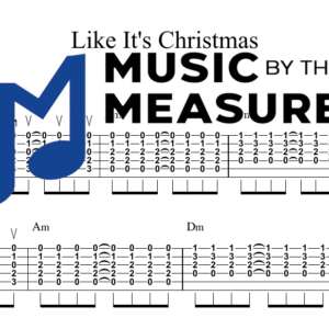 Like It's Christmas by Jonas Brothers accurate arrangement strum guitar sheet music preview
