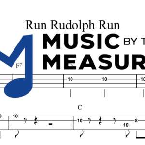 Run Rudolph Run by Chuck Berry accurate bass sheet music transcription preview