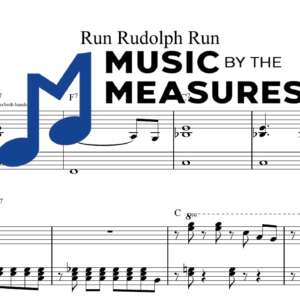 Run Rudolph Run by Chuck Berry accurate keyboard sheet music transcription preview