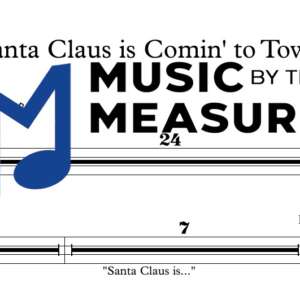 Santa Claus is Comin' to Town by Bruce Springsteen accurate bass sheet music transcription preview