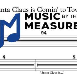 Santa Claus is Comin' to Town by Bruce Springsteen accurate lead guitar sheet music transcription preview