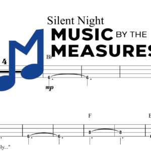 Silent Night by Casting Crowns accurate bass sheet music transcription preview