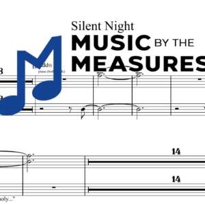 Silent Night by Casting Crowns accurate keyboard sheet music transcription preview