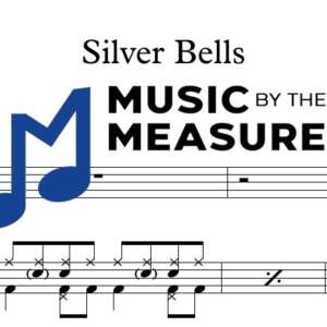 Silver Bells by Swing Shift accurate drums sheet music transcription preview