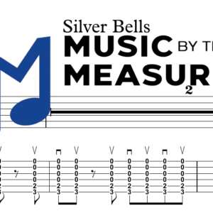Silver Bells by Swing Shift accurate strum guitar sheet music arrangement preview