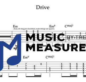 Lead Guitar Tablature for "Drive" by Incubus 