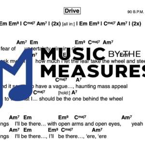 Lead Sheet for "Drive" by Incubus 