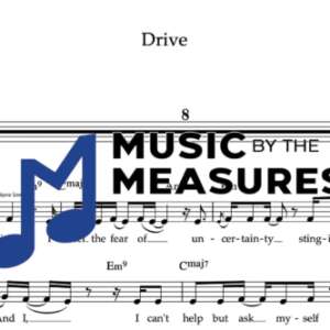 Melody Sheet Music for "Drive" by Incubus 