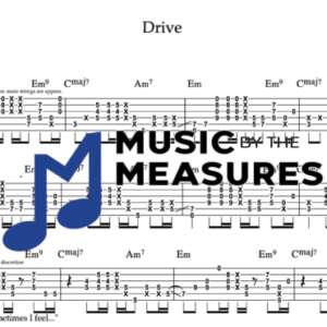 Rhythm Guitar Tablature for "Drive" by Incubus 